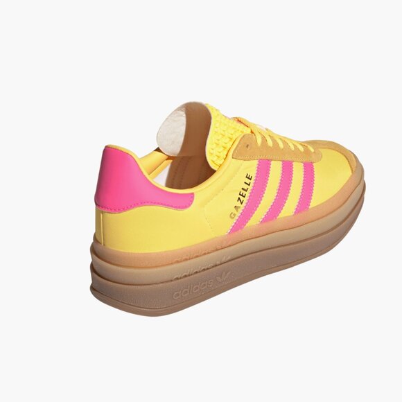 adidas Gazelle Yellow and Pink Sneakers - Picture 3 of 14